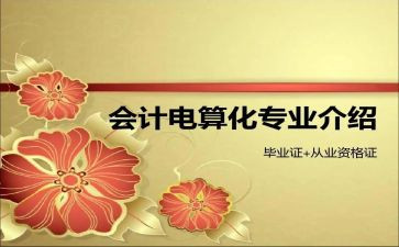 电算化的心得6篇