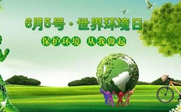六五环境日宣传活动方案5篇