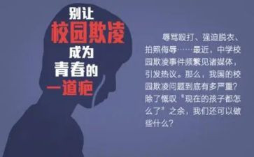 反欺凌的演讲稿推荐7篇