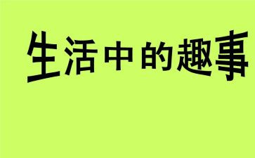 趣事高中作文800字精选6篇