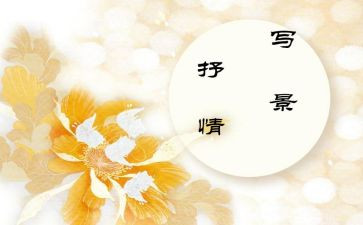 抒情作文400字参考5篇